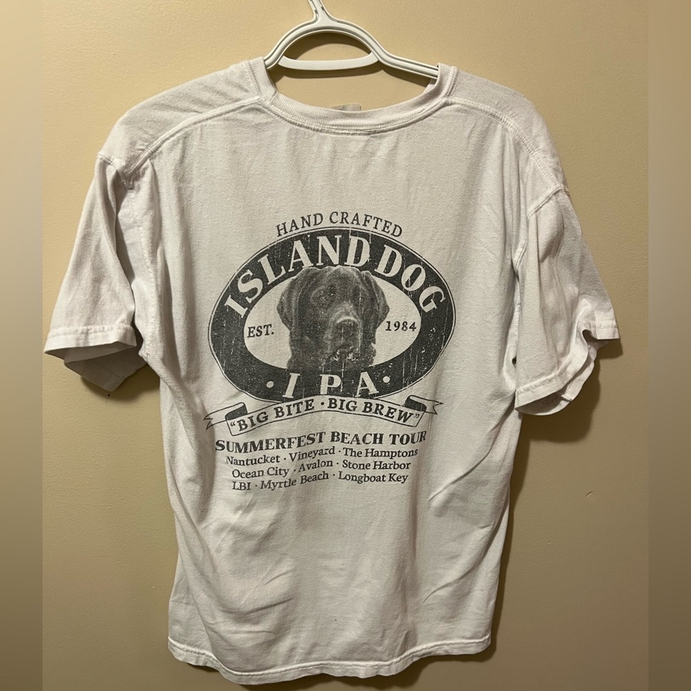 White T-Shirt for Dog Lovers